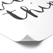 Geniet van het kleine poster (Hoek)