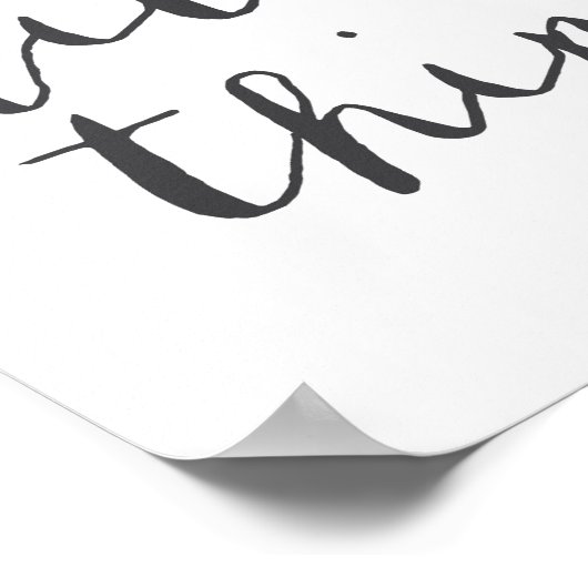 Geniet van het kleine poster (Hoek)