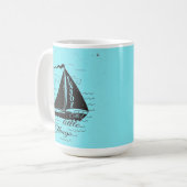 Geniet van het kleine Poster Koffiemok (Voorkant links)