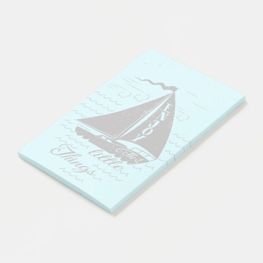 Geniet van het kleine Poster Post-it® Notes (Schuin)