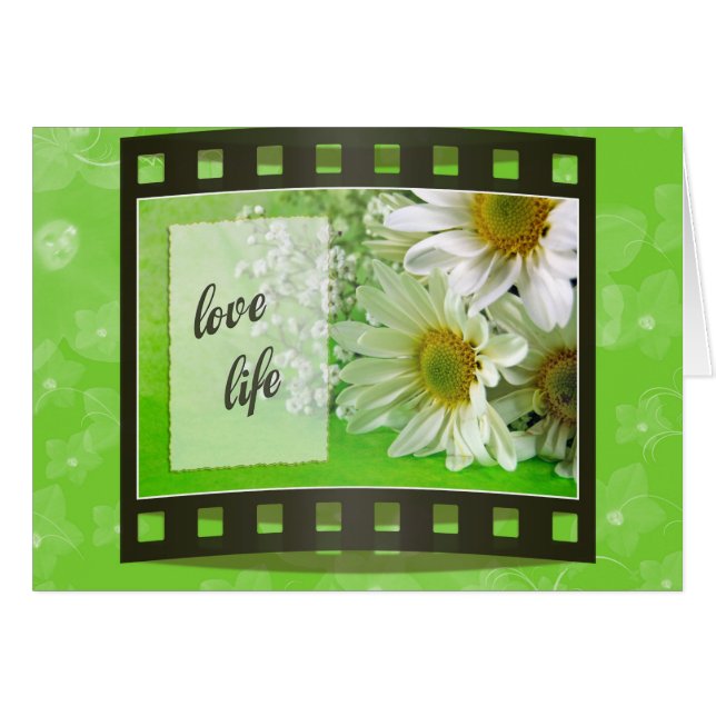 Geniet van het leven (Voorkant Horizontaal)