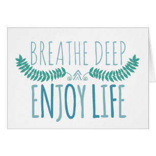 Geniet van het leven