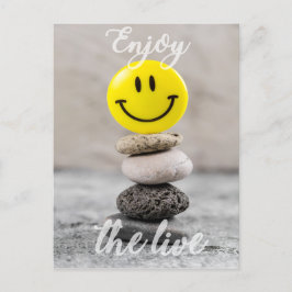 Geniet van het leven! briefkaart
