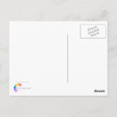 Geniet van het leven briefkaart (Achterkant)