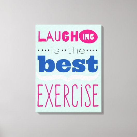 Geniet van het leven canvas afdruk (Voorkant)