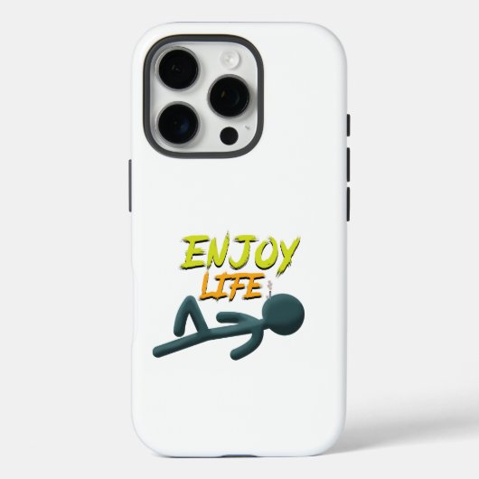 Geniet van het leven Case-Mate iPhone case (Achterkant)