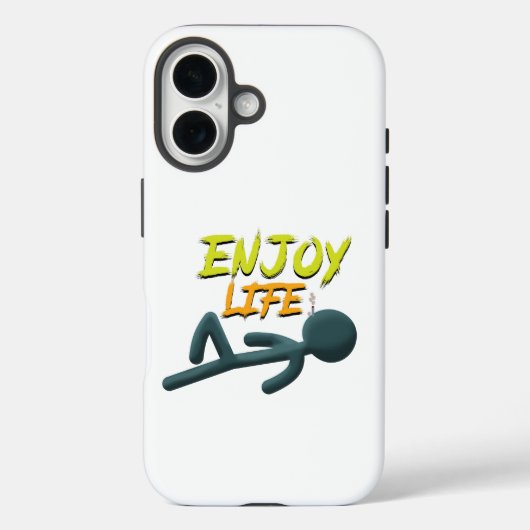 Geniet van het leven Case-Mate iPhone case (Achterkant)
