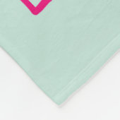 Geniet van het leven fleece deken (Hoek)