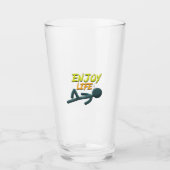 Geniet van het leven glas (Voorkant)