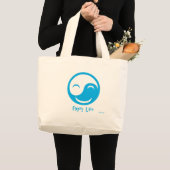 Geniet van het leven grote tote bag (Voorkant (product))