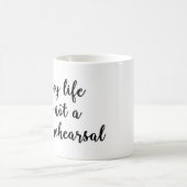 Geniet van het leven Het is geen Mok van de Dress  (Center)