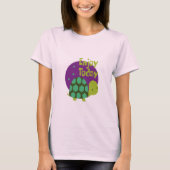 Geniet van het leven Kawaii leuke, grappige groene T-shirt (Voorkant)