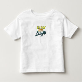 Geniet van het leven kinder shirts