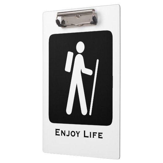 Geniet van het leven klembord (Links)