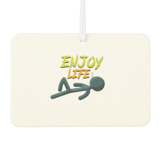 Geniet van het leven luchtverfrisser (Voorkant)