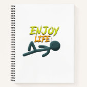 Geniet van het leven notitieboek (Voorkant)
