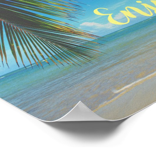 Geniet van het leven poster (Hoek)