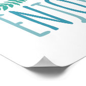 Geniet van het leven poster (Hoek)