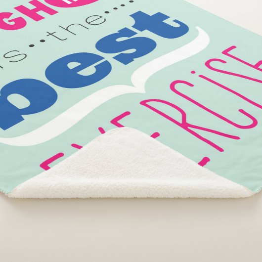 Geniet van het leven sherpa deken (3/4)