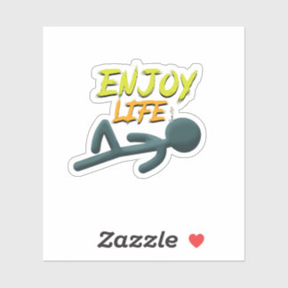 Geniet van het leven sticker