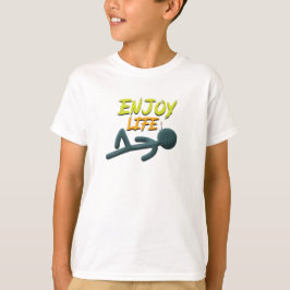 Geniet van het leven t-shirt