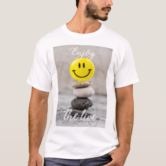 Geniet van het leven! t-shirt (Voorkant)