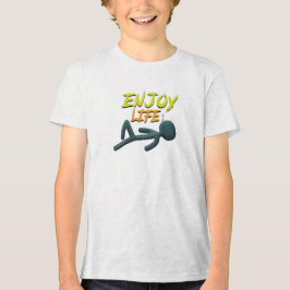 Geniet van het leven Tri-Blend shirt