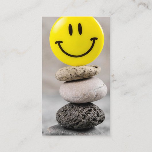 Geniet van het leven! visitekaartje (Achterkant)