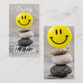 Geniet van het leven! visitekaartje (Voorkant / Achterkant)