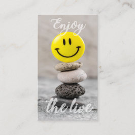 Geniet van het leven! visitekaartje