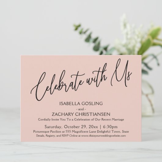 Geniet van het lezen met ons elegante handschrift  kaart (Staand voorkant)