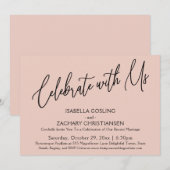 Geniet van het lezen met ons elegante handschrift  kaart (Voorkant / Achterkant)