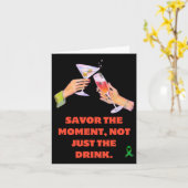 Geniet van het moment kaart (Gele Bloem)