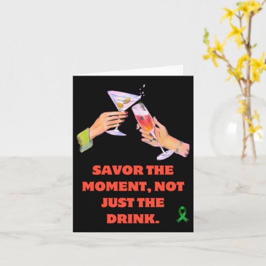 Geniet van het moment kaart (Gele Bloem)