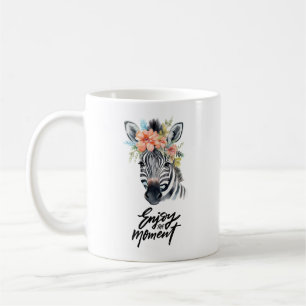 Geniet van het moment koffiemok