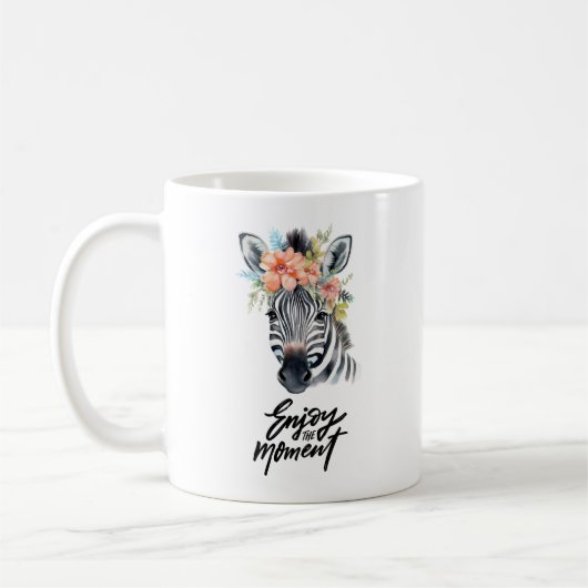 Geniet van het moment koffiemok (Links)