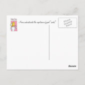 Geniet van het parfumerende briefkaart (Achterkant)