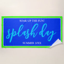 Geniet van het plezier | Summer Pool Vibes | spatd Strandlaken