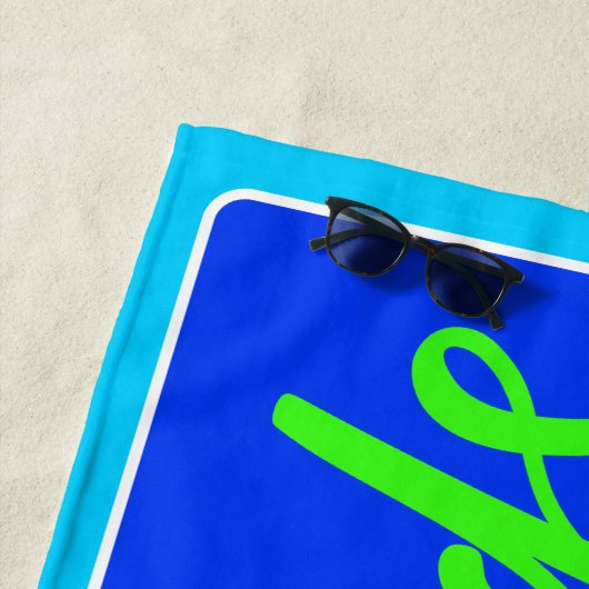 Geniet van het plezier | Summer Splash Day | ultra Strandlaken (In situ)