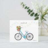 Geniet van het Ride Bicycle Briefkaart Happy Bicyc (Staand voorkant)