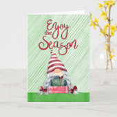 Geniet van het seizoen kaart (Gele Bloem)