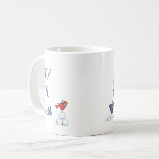 Geniet van het seizoen koffiemok (Voorkant links)