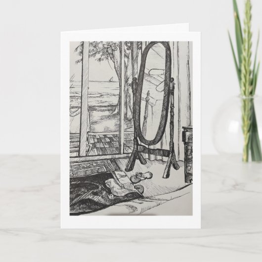 Geniet van het strand kaart (Voorkant)