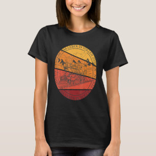 Geniet van het treinleven spoorweg stoomlocomotief t-shirt
