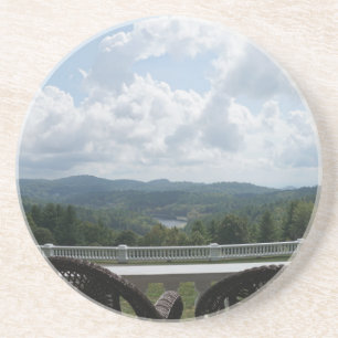 Geniet van het Uitzicht! Zandsteen Onderzetter