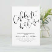 Geniet van het zwarte witte moderne, eenvoudige Am Kaart (Staand voorkant)