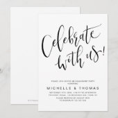 Geniet van het zwarte witte moderne, eenvoudige Am Kaart (Voorkant / Achterkant)