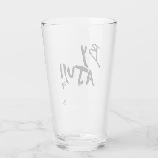 geniet van je bier. met deze :) glas (Achterkant)