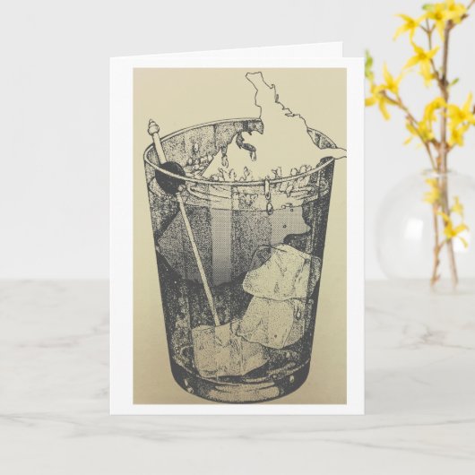 Geniet van je dag in de Kaart (Gele Bloem)