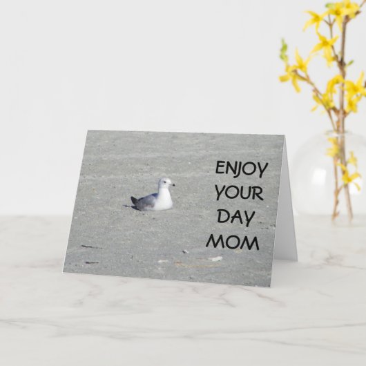 GENIET VAN JE DAG MAMA - MOEDERDAG KAART (Gele Bloem)